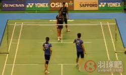 2011年日本羽毛球公开赛 张楠/赵芸蕾VS 徐晨/马晋混双1 4决赛录像