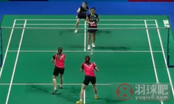 2015年世界羽联总决赛 福万尚子/与犹胡桃VS 蔡侑玎/金昭映女双小组赛录像