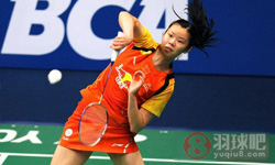2014年印度尼西亚羽毛球公开赛 李雪芮VS 拉特查诺·因达农女单决赛录像