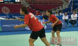 2010年尤伯杯羽毛球赛 马晋 王晓理(中国)VS格雷西娅·波莉 梅利亚娜·乔哈里(印度尼西亚) 女双半决赛录像