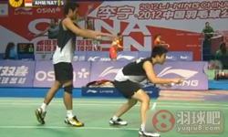 2012年中国羽毛球公开赛 通托维·艾哈迈德/利利亚纳·纳西尔VS 陶嘉明/汤金华混双1 4决赛录像