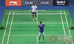 2015年新加坡羽毛球公开赛 维克托·阿萨尔森VS 拉吉夫·欧斯夫男单1 16决赛录像
