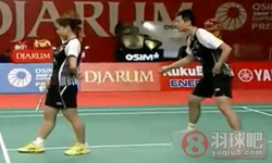 2012年印度尼西亚羽毛球公开赛 通托维·阿马德 利利亚纳·纳西尔(印度尼西亚) VS 徐晨 马晋(中国)  混双半决赛录像