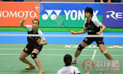 2011年日本羽毛球公开赛 包宜鑫/钟倩欣VS 简毓瑾 程文欣女双决赛录像