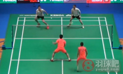 2015年全英羽毛球公开赛 傅海峰/张楠VS 马修·诺丁汉/哈雷托勒男双1 16决赛录像