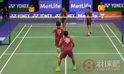 2014年香港羽毛球公开赛 高成炫 申白喆(韩国)VS园田启悟 嘉村健士(日本) 男双1 8决赛录像