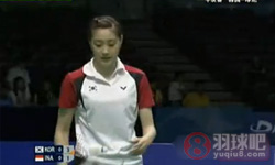 2009年苏迪曼杯羽毛球混合团体赛 黄慧渊VS 玛丽亚·克丽斯廷·尤利安蒂女单半决赛录像