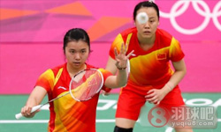 2012年奥运会羽毛球比赛 瓦莱里亚·索罗金娜 尼娜·维斯洛娃(俄罗斯)VS田卿 赵芸蕾女双半决赛高清比赛录像