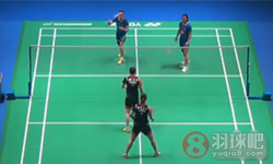 2015年全英羽毛球公开赛 田卿/赵芸蕾VS 李绍希/申升瓒女双1 16决赛录像