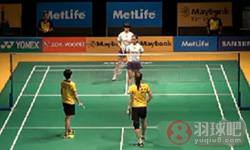 2014年马来西亚羽毛球公开赛 马晋/唐渊渟VS  许嘉雯 温可微女双1 16决赛录像