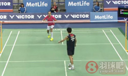 2014年韩国羽毛球公开赛 简·奥·约根森VS 坂井一将男单1 8决赛录像