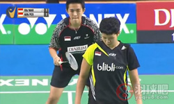申迪·普斯帕·伊拉瓦蒂/维塔·玛丽莎VS 凯希亚·纽维塔·哈纳迪亚/德维·蒂卡·佩马塔萨里 ( 印度尼西亚 )2014印尼羽毛球大师赛 女双决赛羽毛球比赛高清录像。