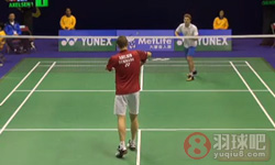 2014年香港羽毛球公开赛 维克托·阿萨尔森VS 布里斯·利弗德斯男单1 8决赛录像