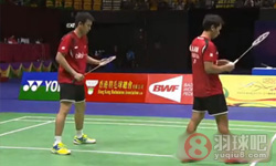 2014年香港羽毛球公开赛 彼德森 马德斯·皮勒尔·科丁(丹麦)VS穆罕默德·阿山 亨德拉·塞蒂亚万男双半决赛录像
