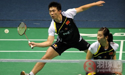2012年中国羽毛球大师赛 邱子瀚/汤金华VS 苏吉特·普拉帕卡莫/莎拉丽·桑松卡姆混双半决赛录像