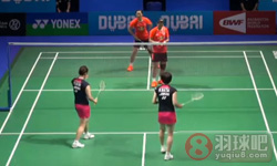 2014年世界羽联羽毛球总决赛 骆赢/骆羽VS 垣岩令佳/前田美顺女双资格赛录像