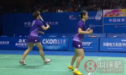 2014年中国羽毛球大师赛 骆赢/骆羽VS 黄雅琼/于小含女双决赛高清比赛录像