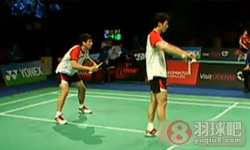 2011年丹麦羽毛球公开赛 马尔基斯·基多/亨德拉·塞蒂亚万VS 高成炫/柳延星男双半决赛录像
