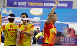 2013年韩国羽毛球公开赛 于洋/王晓理VS 马晋/汤金华女双决赛录像