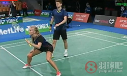 阿什维尼·蓬纳帕 弗拉基米尔·伊万诺夫(印度)VS莉娜·格雷巴克 马蒂亚斯·克里斯蒂安森(丹麦) 2014丹麦羽毛球公开赛 混双资格赛录像