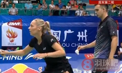 2013年世界羽毛球锦标赛 陈宏麟/程文欣VS 克里斯·爱德考克/加布里·爱德考克混双1 16决赛录像