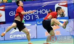 2013年世界羽毛球锦标赛 李胜木/蔡佳欣VS 高成炫/李龙大男双1 8决赛录像