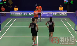2014年香港羽毛球公开赛 鲁恺 黄雅琼(中国)VS里基·维迪安托 普斯皮达·里奇·蒂莉(印度尼西亚)  混双1 4决赛高清录像