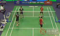 2014法国羽毛球公开赛 张楠 傅海峰(中国)VS吴伟申 陈伟强(马来西亚) 男双1 16决赛比赛录像