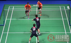 2014年世界羽联羽毛球总决赛 刘小龙 邱子瀚(中国)VS远藤大由 早川贤一男双资格赛比赛录像