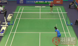 2014法国羽毛球公开赛 王仪涵(中国)VS莱恩·杰克斯菲德(丹麦) 女单1 16决赛比赛录像