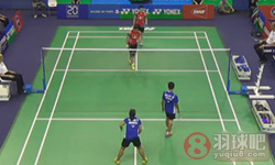 2014法国羽毛球公开赛 于洋 王晓理(中国)VS娜达娅·美拉提 迪安·费瑞尼(印尼) 女双1 4决赛比赛录像