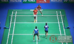 2014年全英羽毛球公开赛 田卿/赵芸蕾VS 英吉娅·西塔·阿凡达/德拉·德斯迪亚拉·哈里斯女双1 8决赛录像