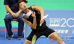 林丹(中国)VS武下利一(日本) 2014台北羽毛球公开赛 男单半决赛高清比赛录像