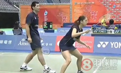 艾菲/安妮莎VS 卡畑亮太/米元小春 ( 日本 )2014台北羽毛球公开赛 混双1 4决赛高清录像
