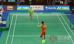 2014丹麦羽毛球公开赛 陈跃坤(中国)VS布里斯·利弗德斯(法国) 男单1 8决赛高清录像