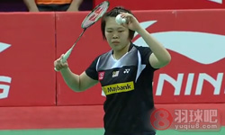 2014年尤伯杯羽毛球锦标赛 郑清亿VS 莱恩·杰克斯菲德女单资格赛录像