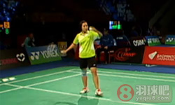 2011年丹麦羽毛球公开赛 汪鑫VS 顾娟女单1 8决赛录像