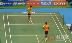 林丹(中国)VS刘国伦(马来西亚) 2014日本羽毛球公开赛 男单资格赛高清录像