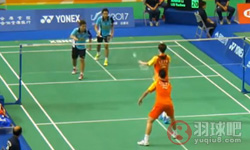 李俊慧/刘雨辰VS 徐家铭/张御宇2014台北羽毛球公开赛 男双1 8决赛高清录像