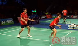 2011年丹麦羽毛球公开赛 茱莉·霍曼/马德斯·皮勒尔·科丁VS 玛尼蓬·宗集/沙威丽·阿米达拜 ( 泰国 )