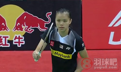 2014年尤伯杯羽毛球锦标赛 安娜·蒂亚·马德森VS 翁丽莲女单资格赛录像